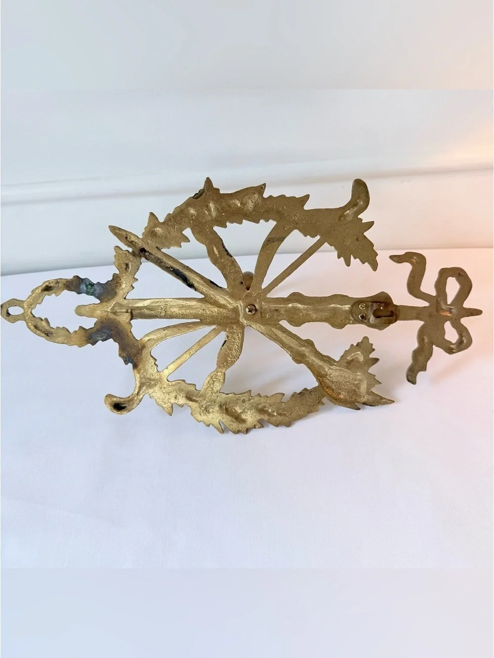 Antique French Style Trophy of Love Wall Plaque | Cupid Bow Quiver Torch  Laurel